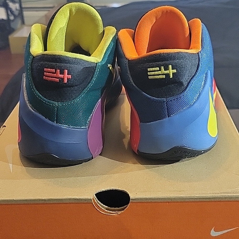 Nike Zoom Freak 1 GS (SE) "What The" (2020) Boys 5Y Girls 6.5 EUC - Picture 5 of 10